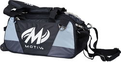 Motiv Ballistix Double Tote Covert Black Bowling Bags