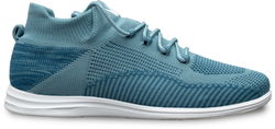 Brunswick Womens Twisted Knit Steel Blue Bowling Shoes