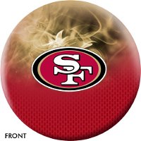 KR Strikeforce NFL on Fire San Francisco 49ers Ball Bowling Balls