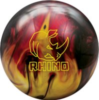 Brunswick Rhino Red/Black/Gold Pearl Bowling Balls