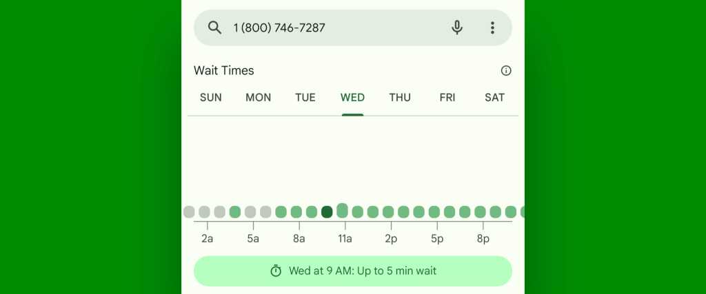 Google Pixel calling features: Hold time estimates