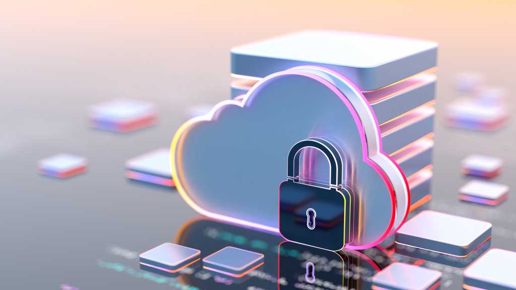 Digital security concept and cloud computing security